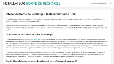 Installateur-borne.com