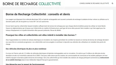 Borne-recharge-collectivite.com