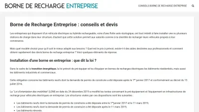 Borne-recharge-entreprise.com