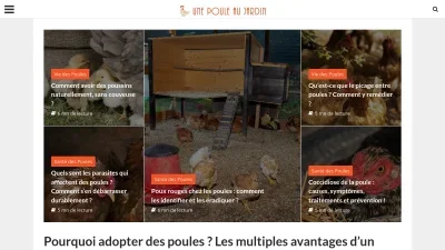 Une Poule au Jardin