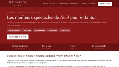 Spectacles de Noël