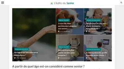 L'édito du Senior