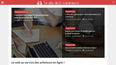 Le site du E-commerce